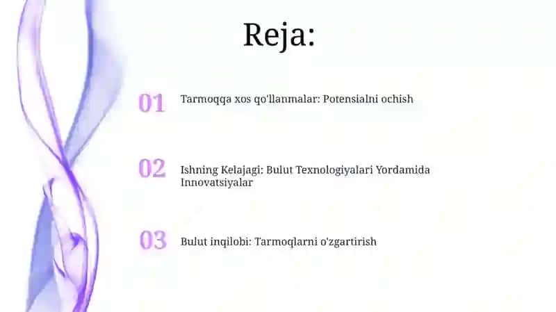Innovatsiya va Chaqqonlik: Bulut texnologiyalari 2