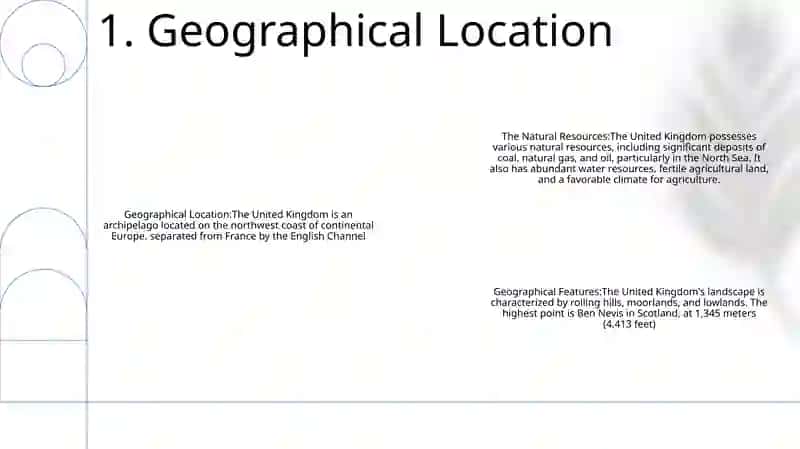 Natural Resources And Geographical Features Of The United Kingdom 2