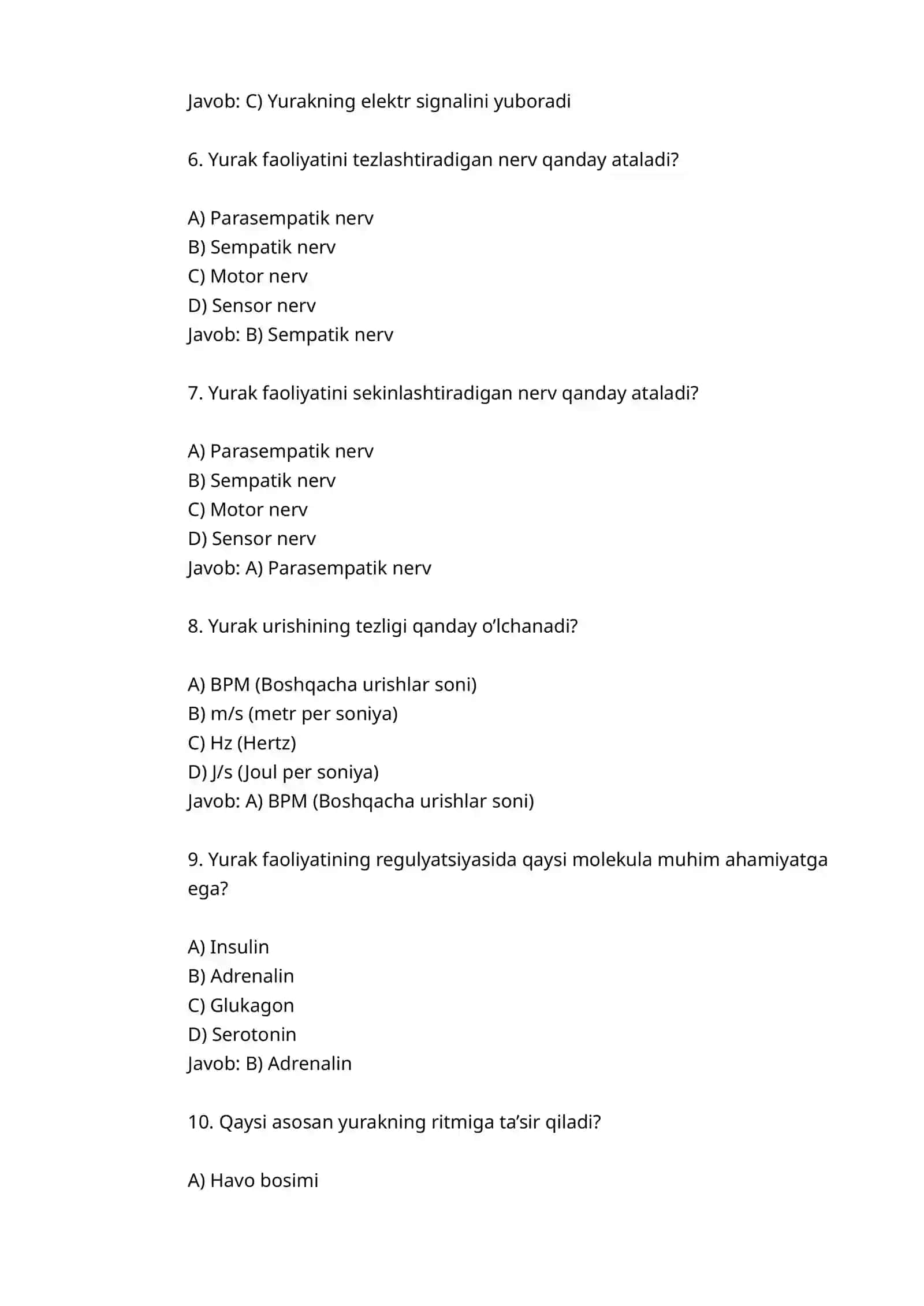 Yurakning sinoatrial tuguni 2