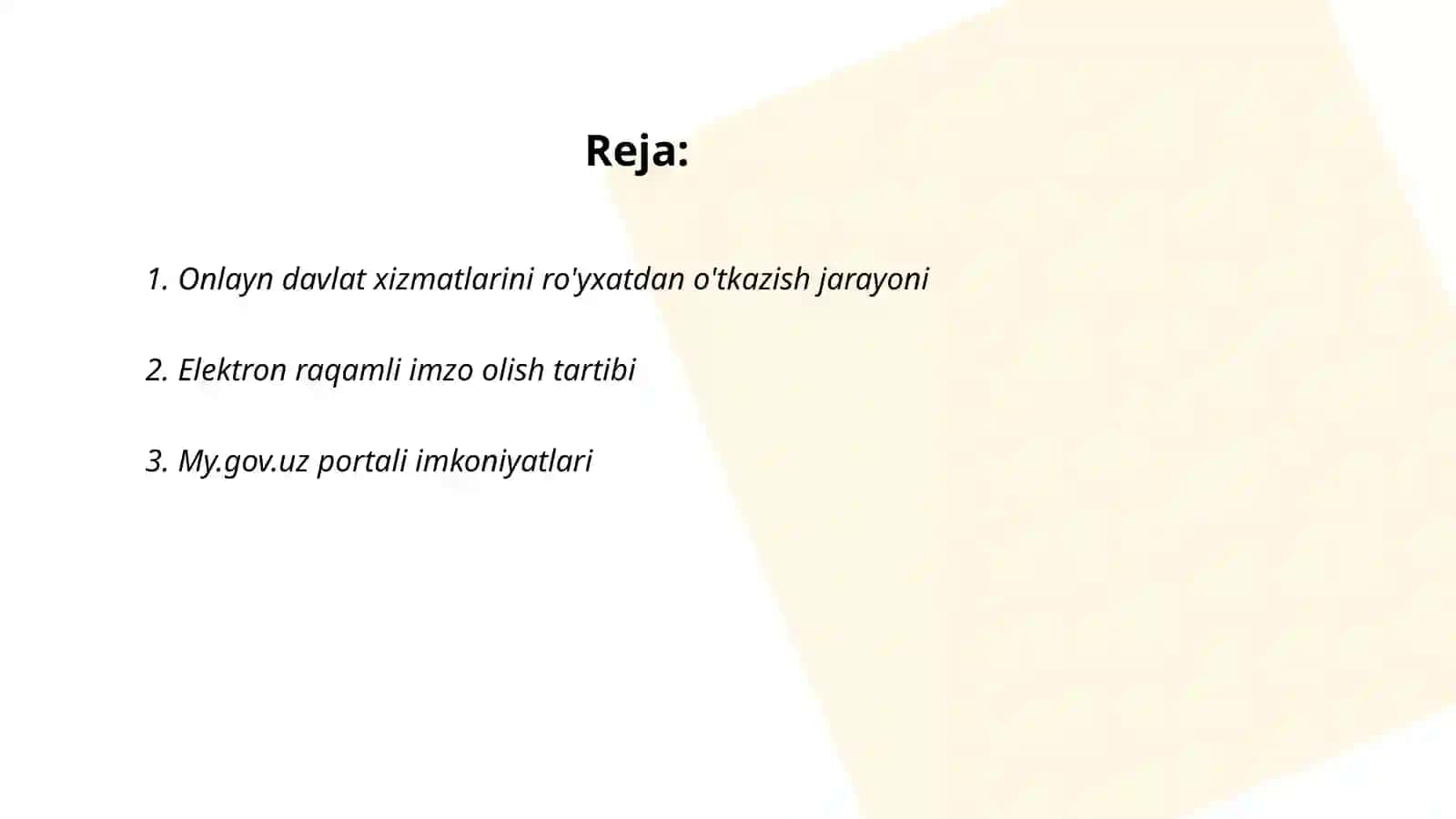 Onlayn davlat xizmatlaridan foydalanish 2