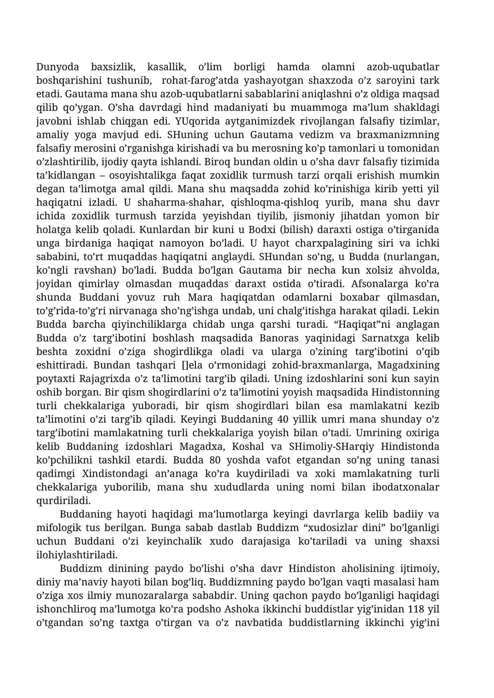 3 BUDDIZM DINI TARIXI VA ASOSIY G`OAYALARI 2