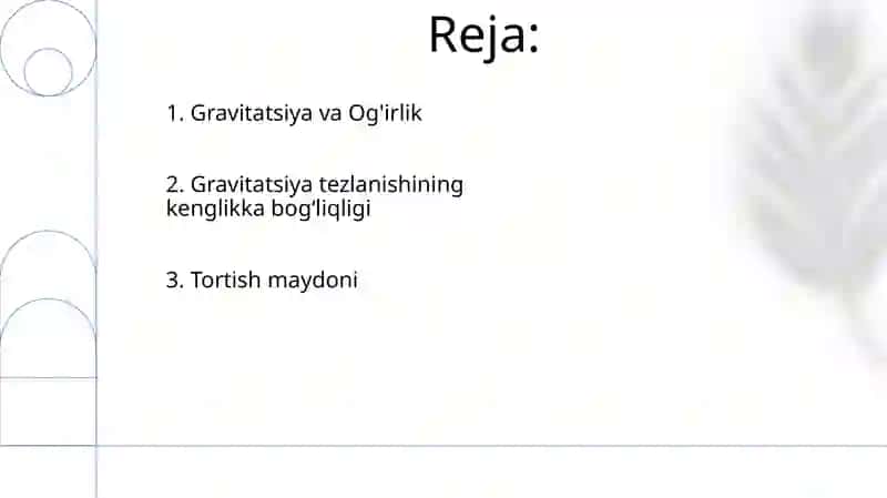 Gravitatsion maydon 2