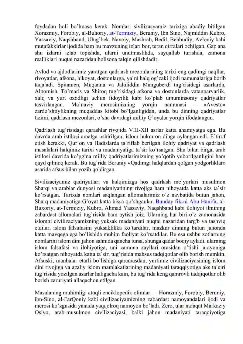Qadriyatlar 2
