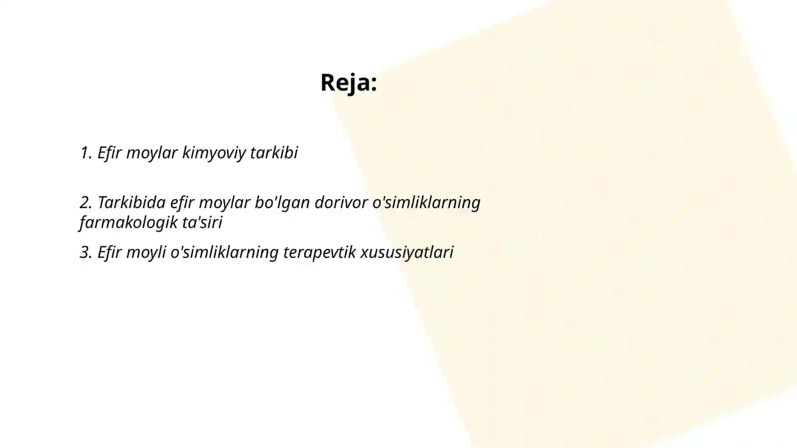 Efir moylar kimyoviy tarkibi 2