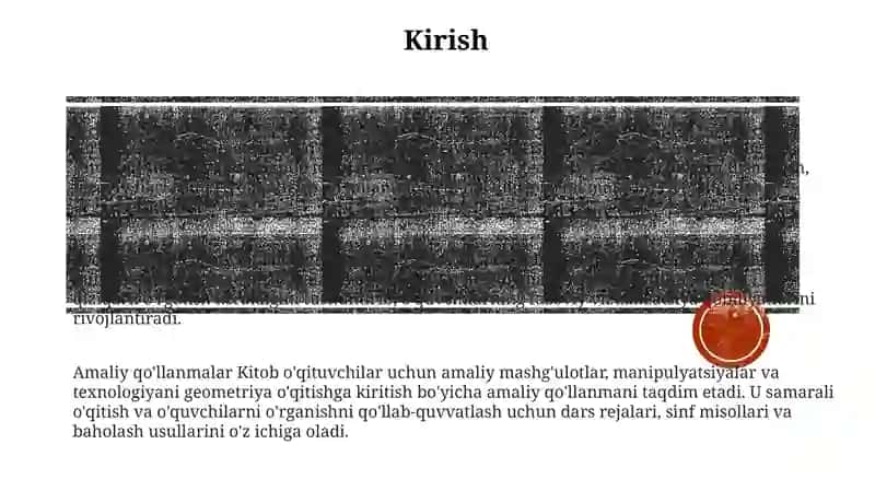 Geometrik Materiallarni Órganish Metodikasi 2