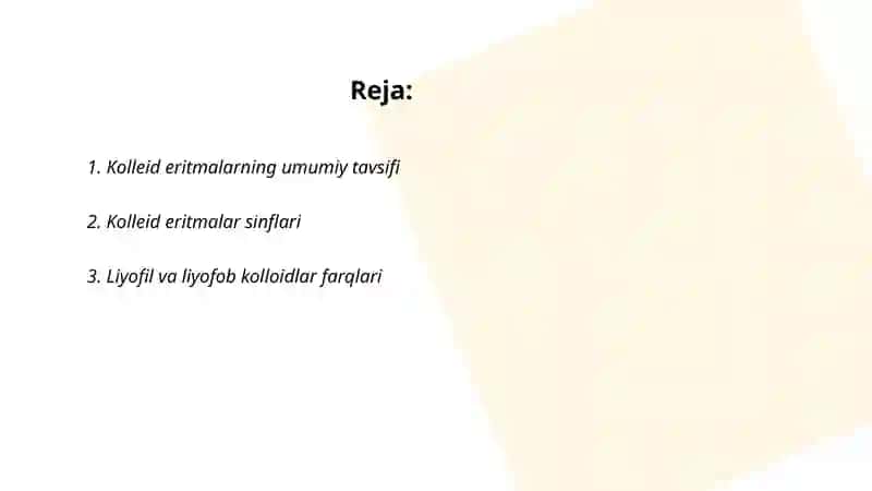 Biologik jarayonlardagi kolloid eritmalar 2