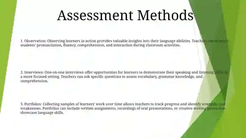 Assessment Of Language Skills 2