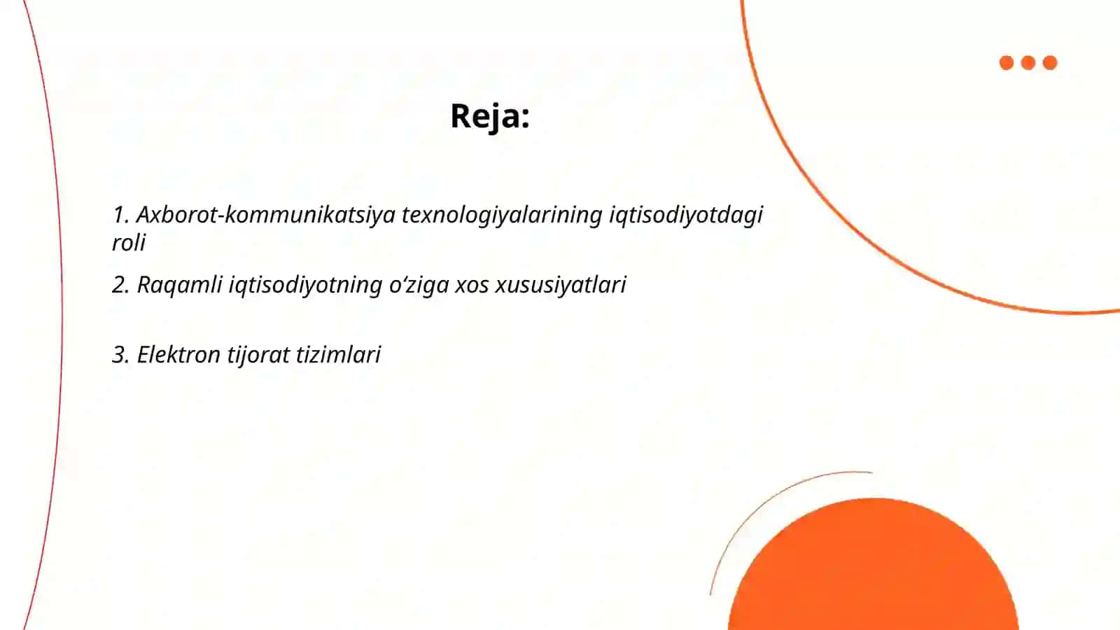Iqtisodiyotda axborot-kommunikatsiya texnologiyalari va tizimlari 2