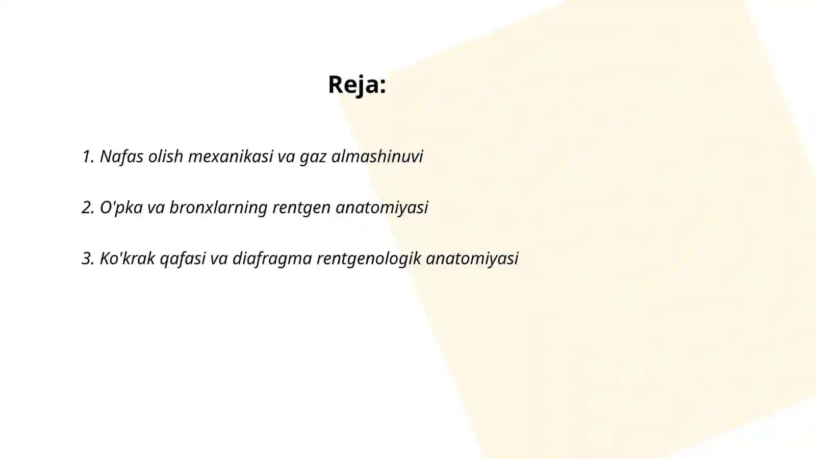 Nafas olish jarayoni 2