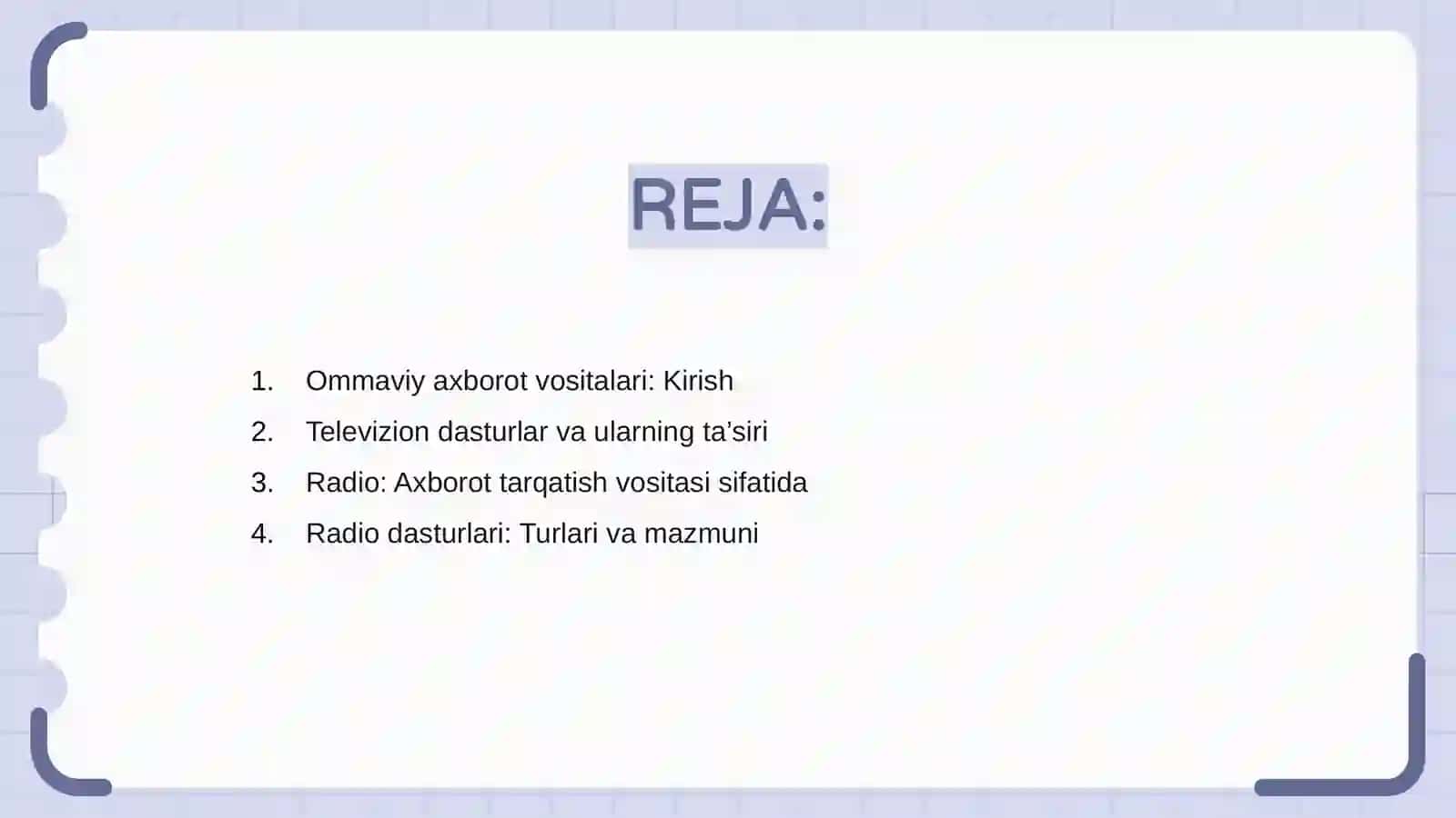 Ommaviy axborot vositalari 2