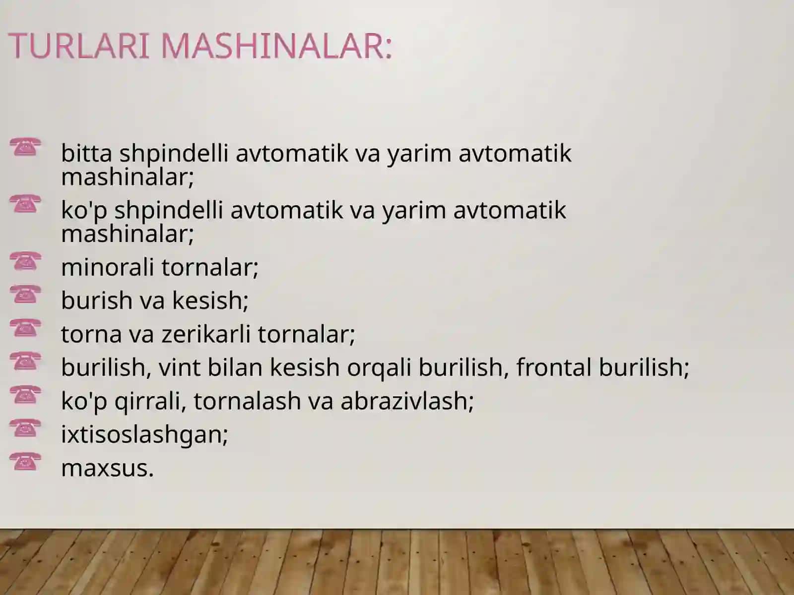Minorali tornalar 2
