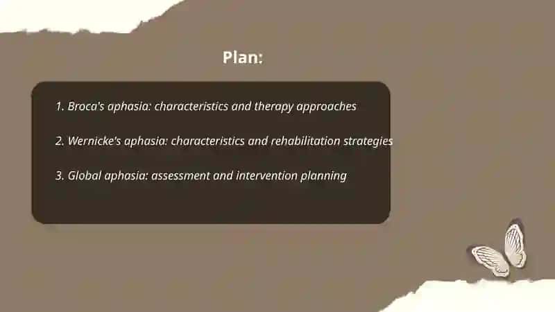 Aphasia types and therapy 2