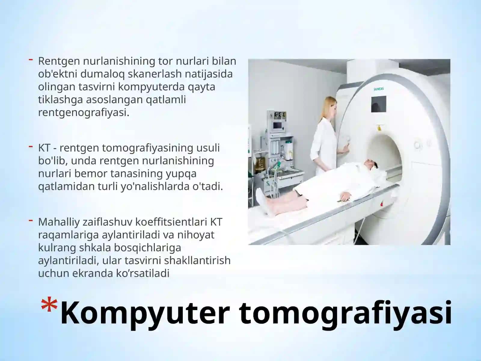 Kompyuter tomografiya 2