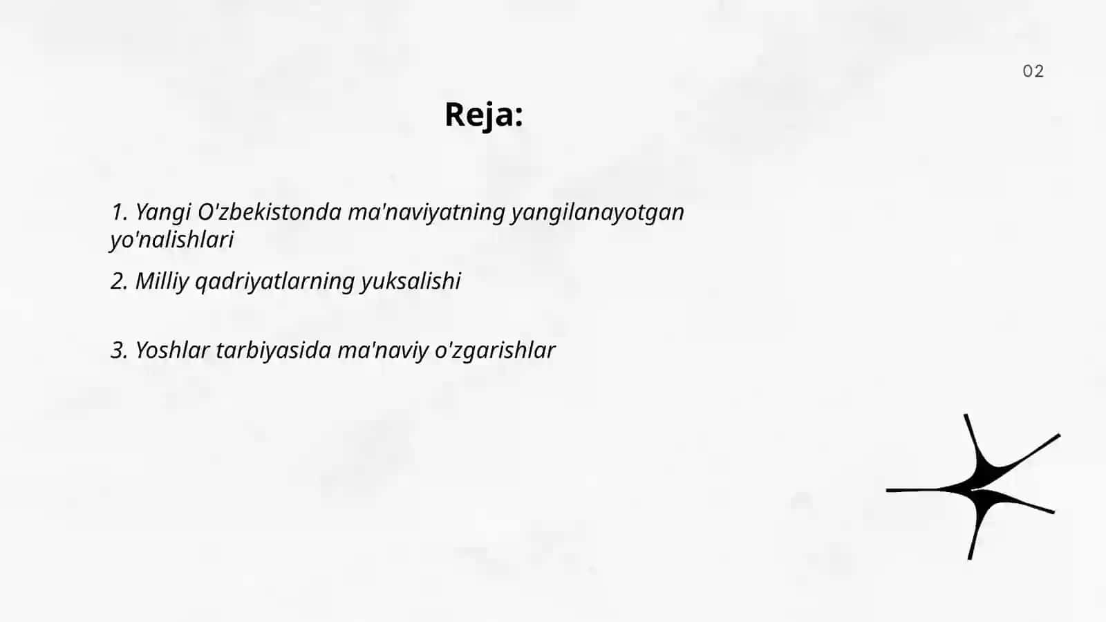 Yangi O'zbekistonda amalga oshirilayotgan ma'naviy o'zgarishlar 2