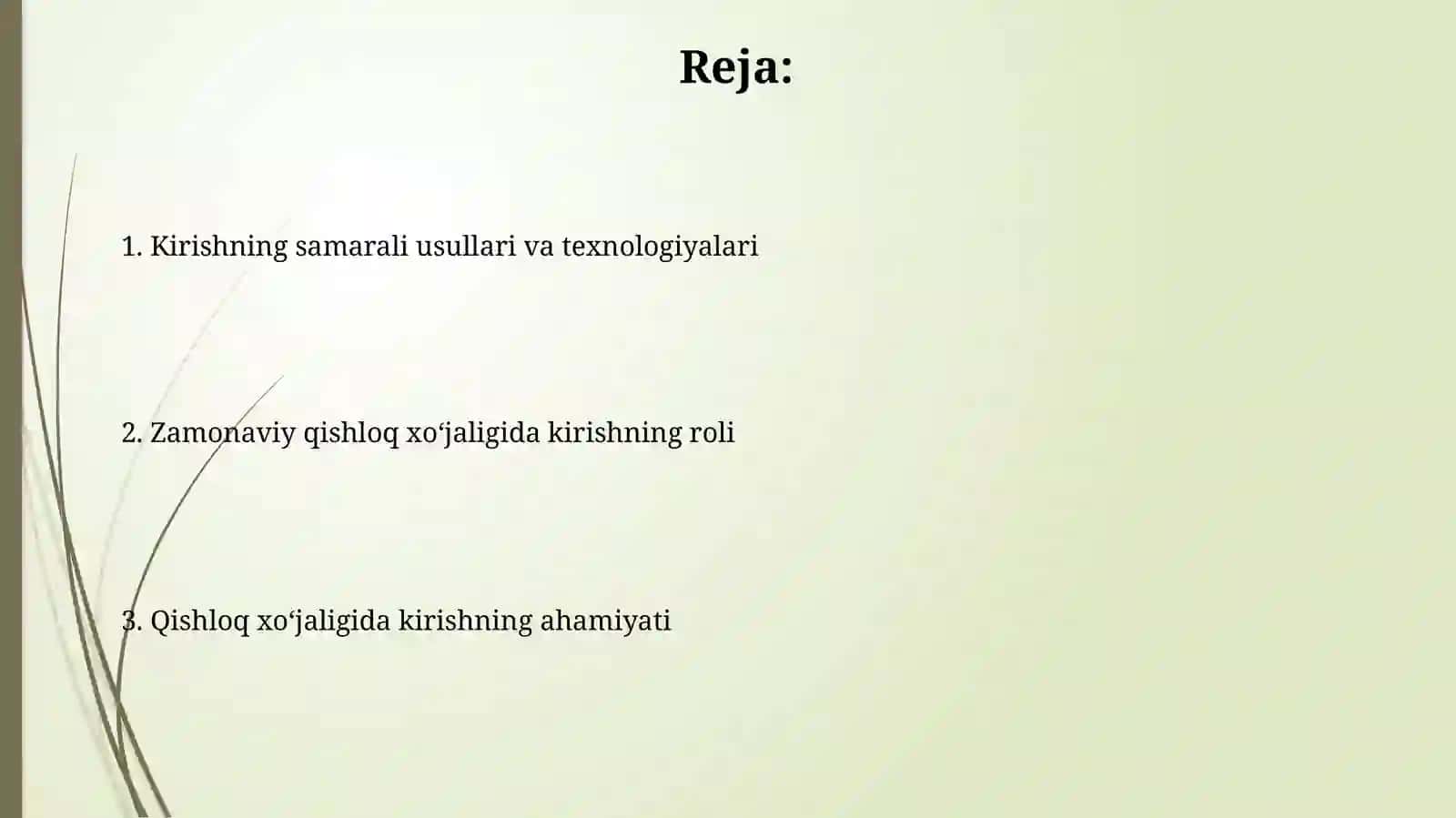 Introduksiyaning qishloq xojaligidagi ahamiyat 2