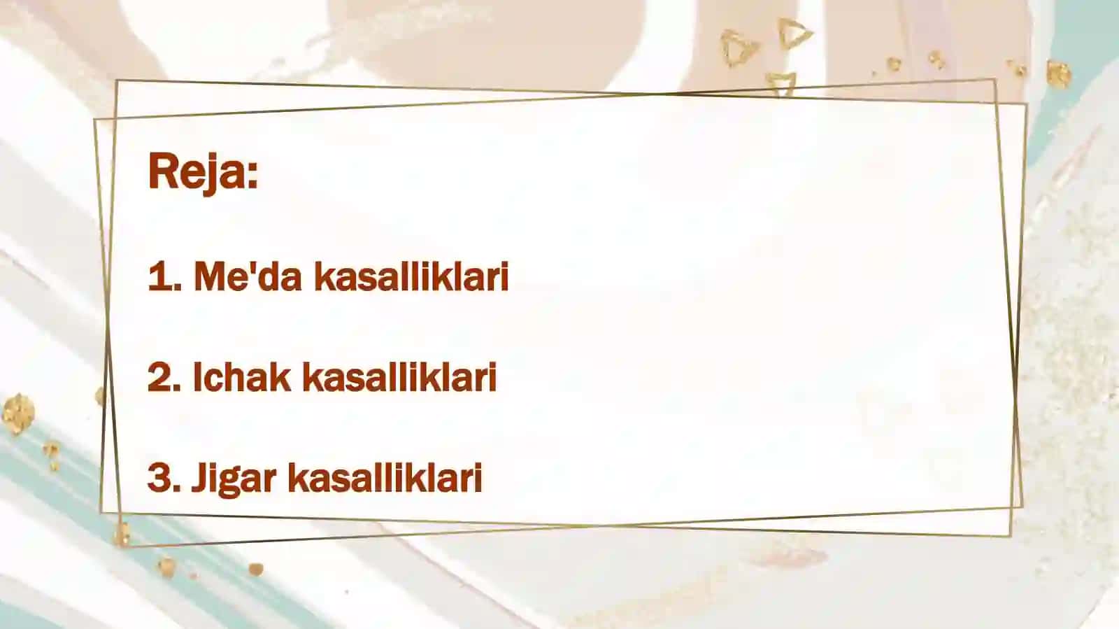 OVQAT HAZM QILISH A'ZOLARI KASALLIKLARI 2
