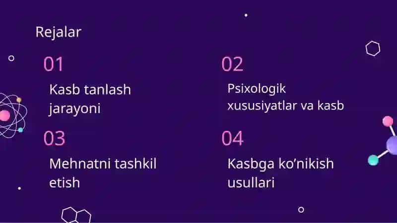 Mehnatni tashkil qilish psixologiyasi 2
