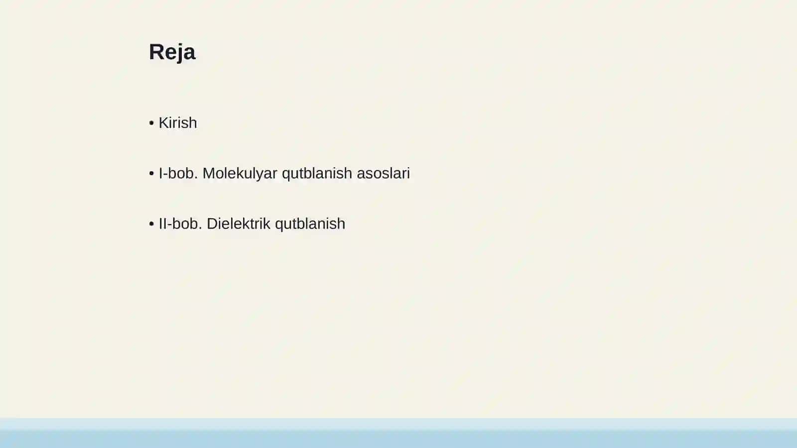 Molekulalarning qutblanishi 2