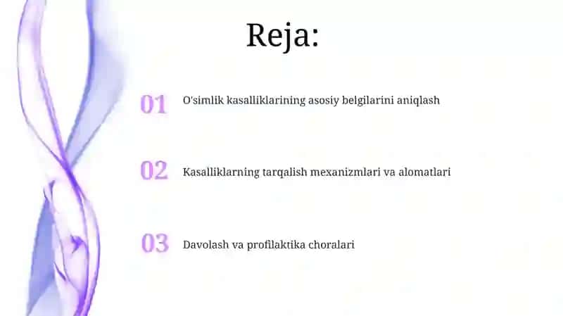 O'simliklar kasalligining asosiy belgilari 2