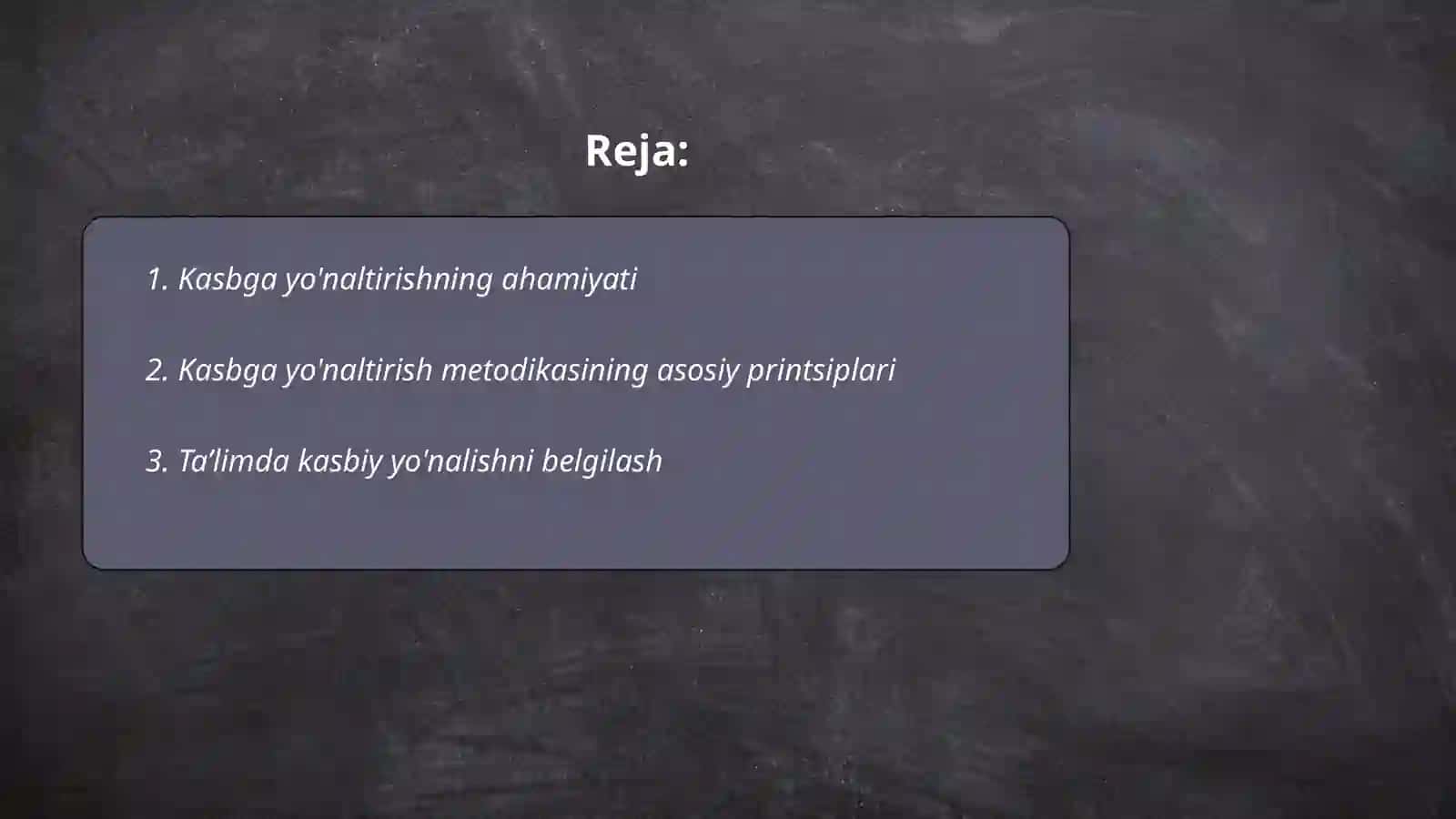 Kasbga yonaltirish metodikasi 2