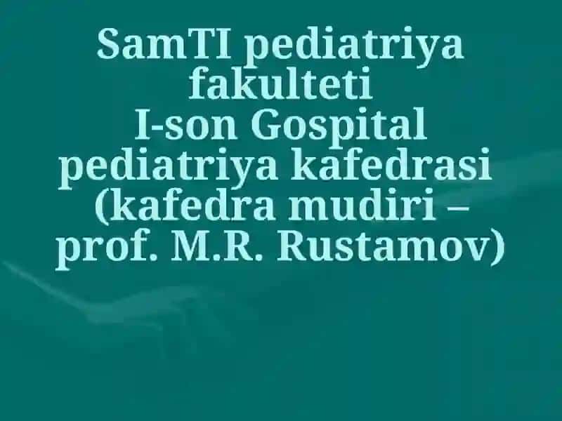 O`tkiro`pka-bronxkasalliklar 2