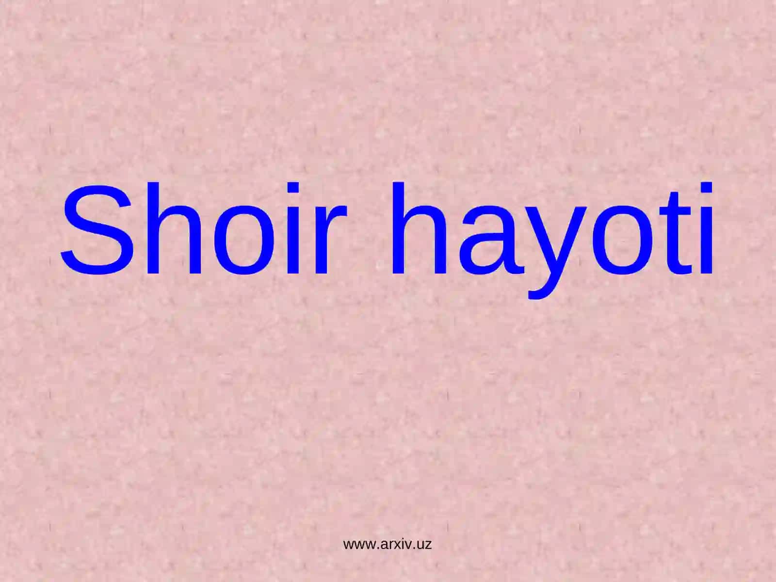 Zavqiy(Ubaydulloh)(1853-1921)Hajvchi shoir 2
