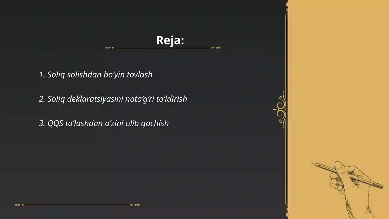 Soliqqa oid qoida buzarliklar 2