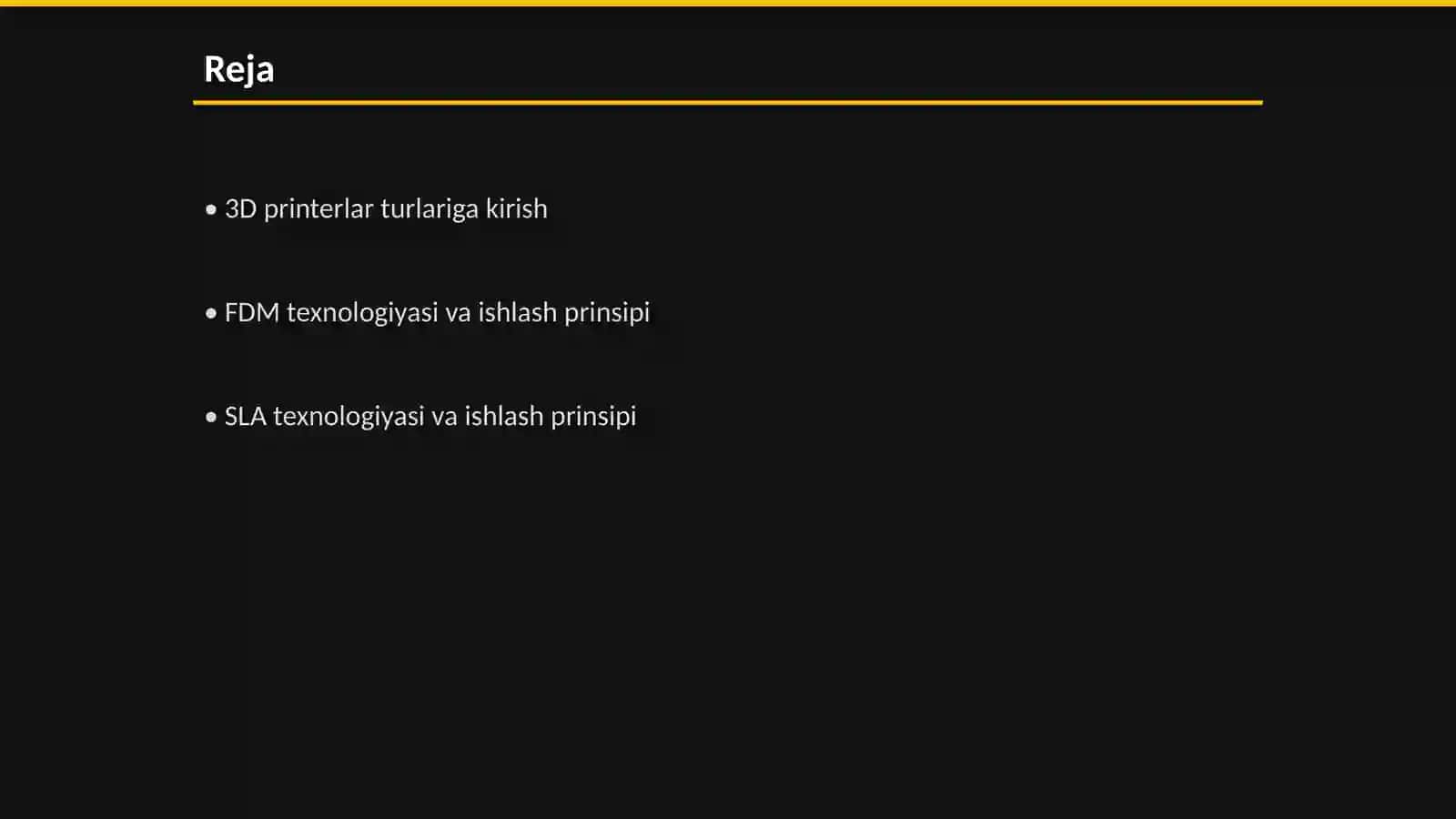 3D printer turlari va ishlash prinsipi 2