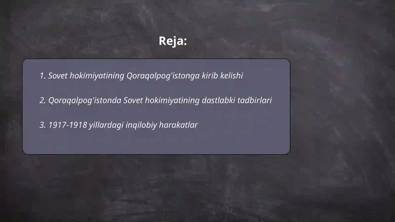 Sovet hokimiyatining Qoraqalpog'istonga kirib kelishi 2