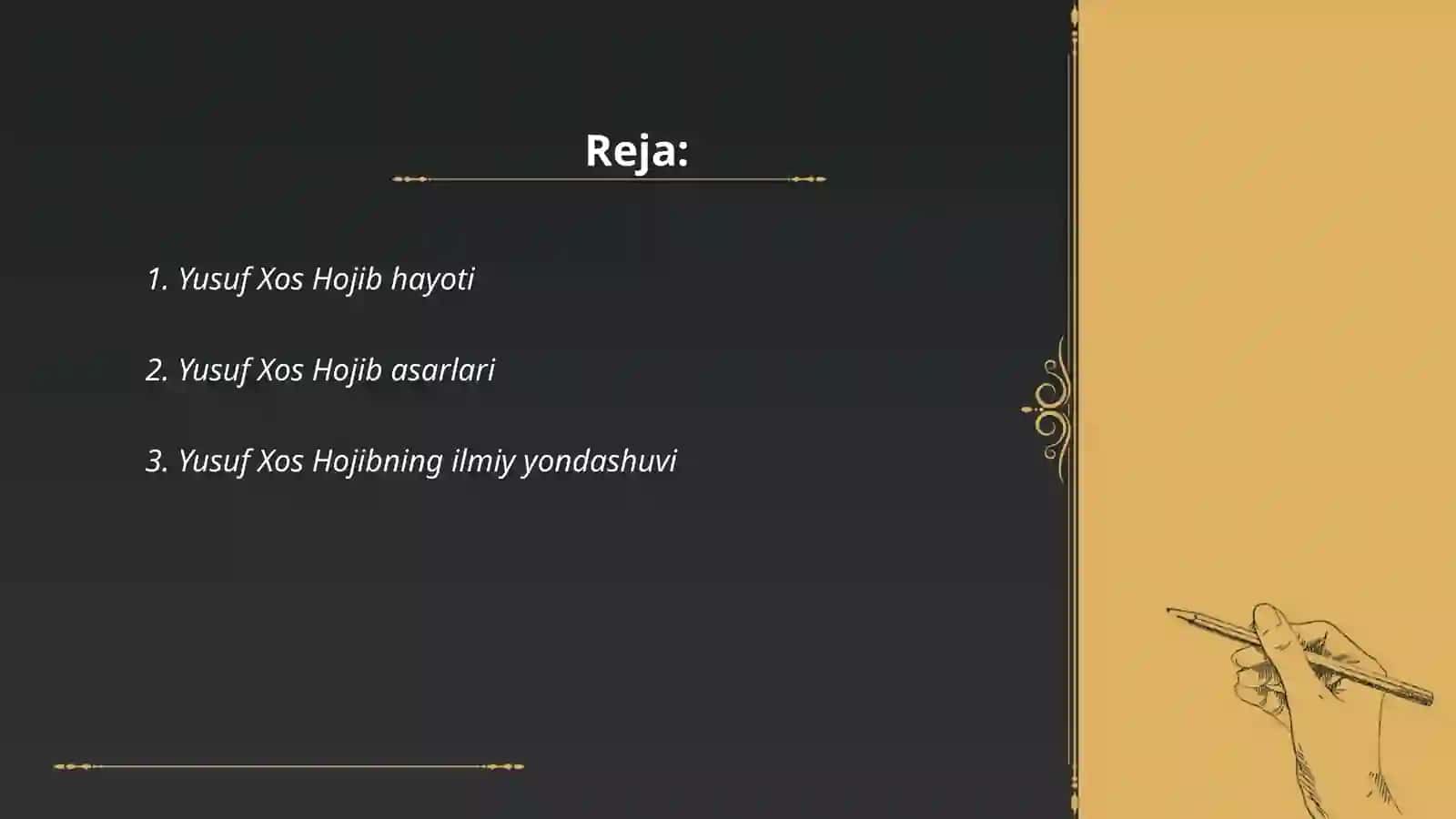Yusuf Xos Hojib Asarlari 2