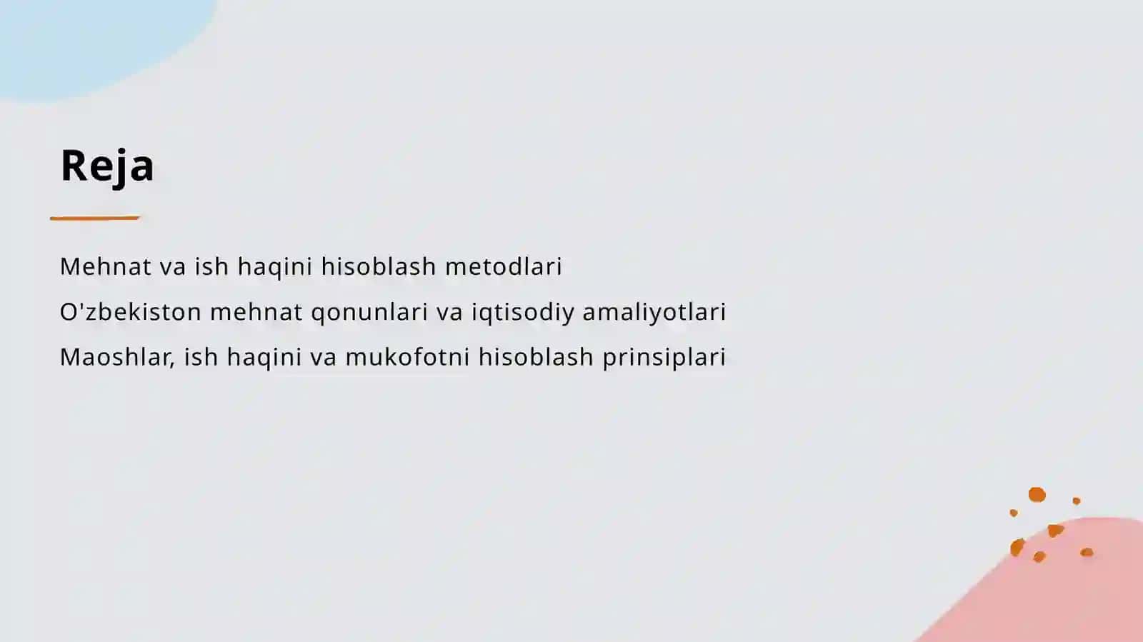 Mehnat haqi bo‘yicha hisob-kitoblar auditi 2