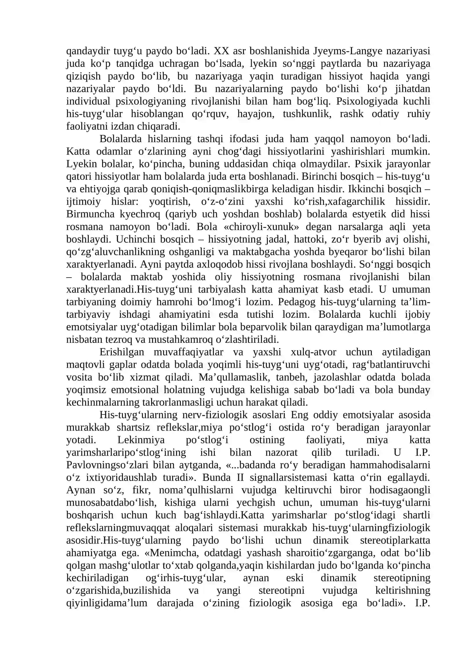 SHAXSNING HISSIY-IRODAVIY HOLATLARI 2