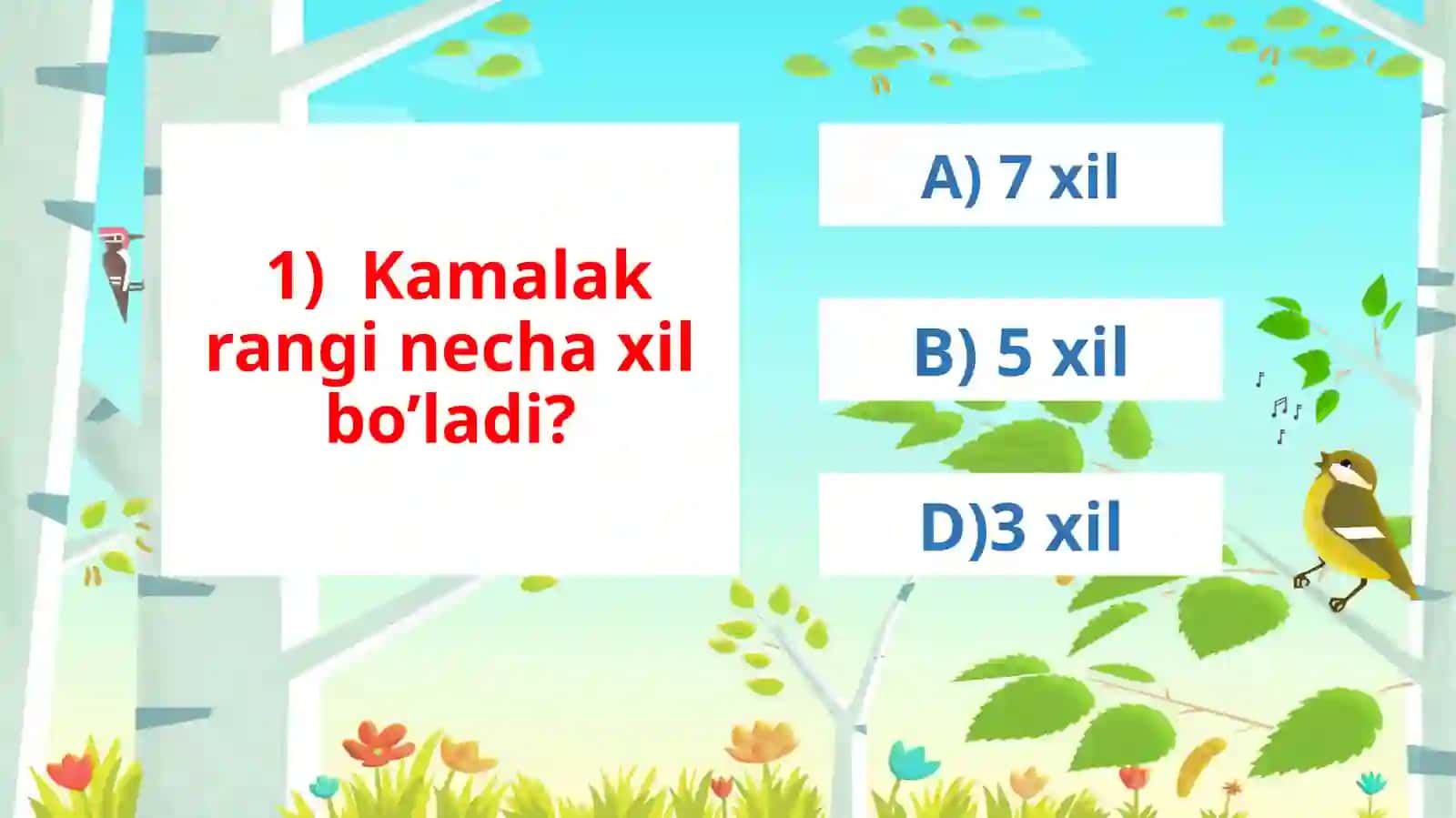 Mo‘yqalam mo‘jizasitest topshirig’i 2