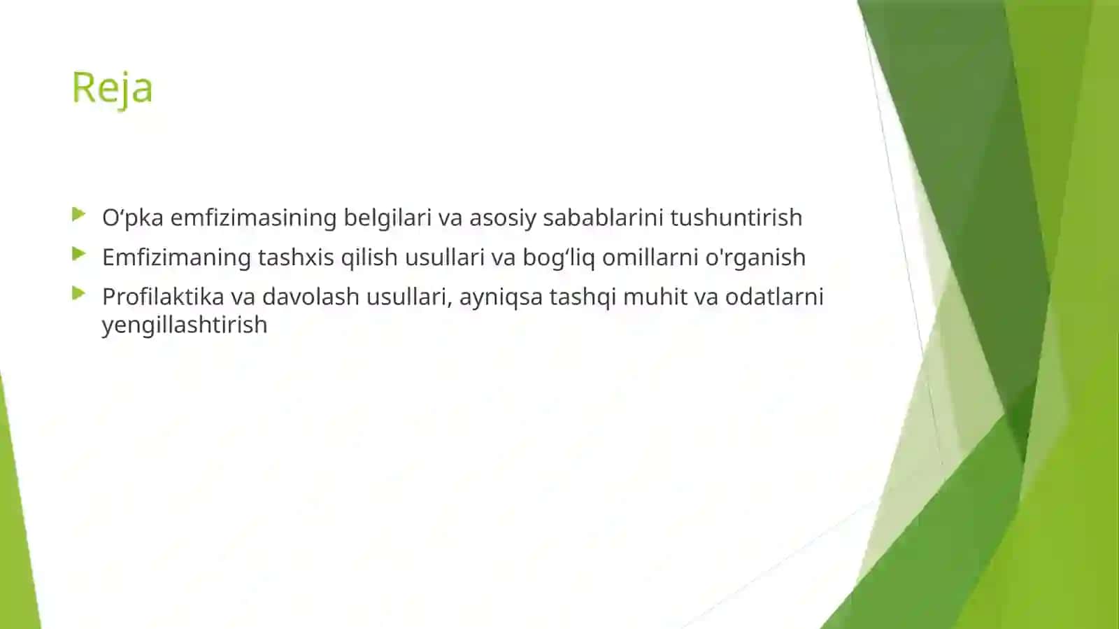 Oʻpka emfizimasi 2