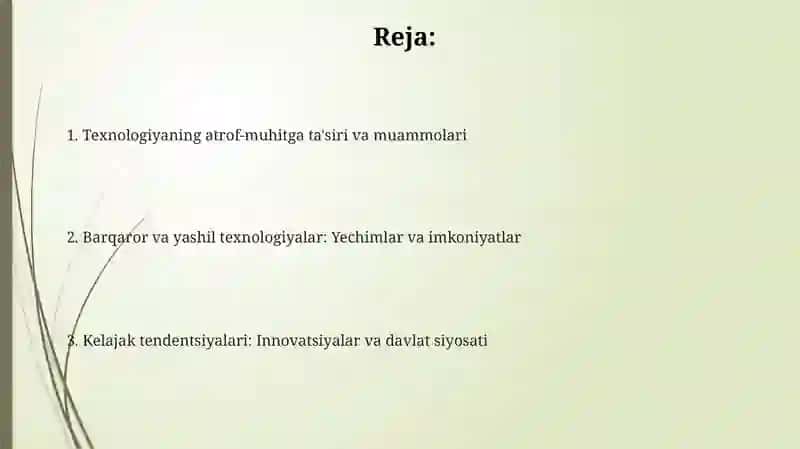 Texnologiya va atrof-muhit 2