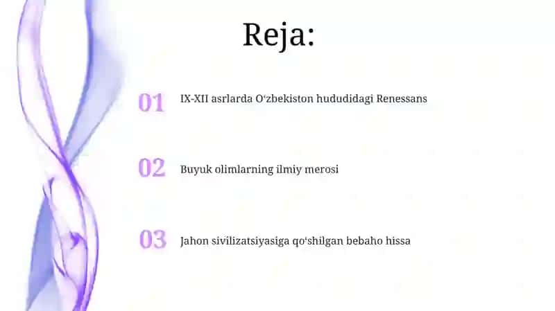 IX-XII asrlardagi Renessans va buyuk olimlar 2