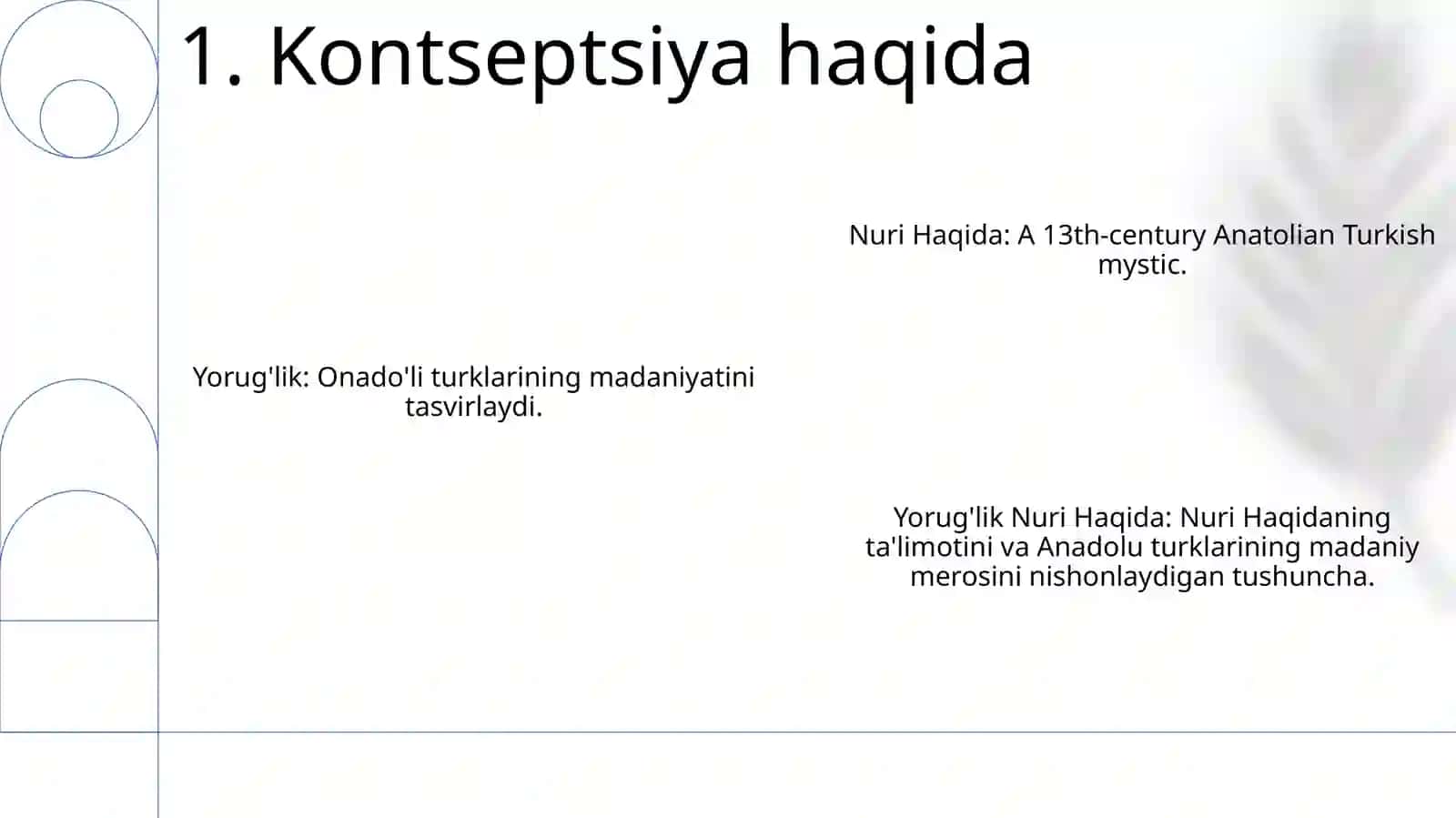 Yorug’Lik Nuri Haqida 2