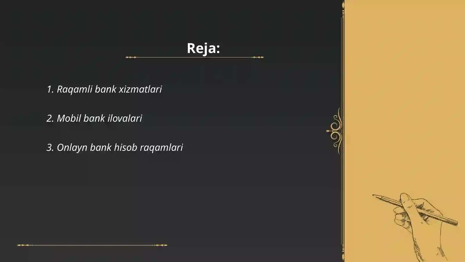 Raqamli bank xizmatlari 2