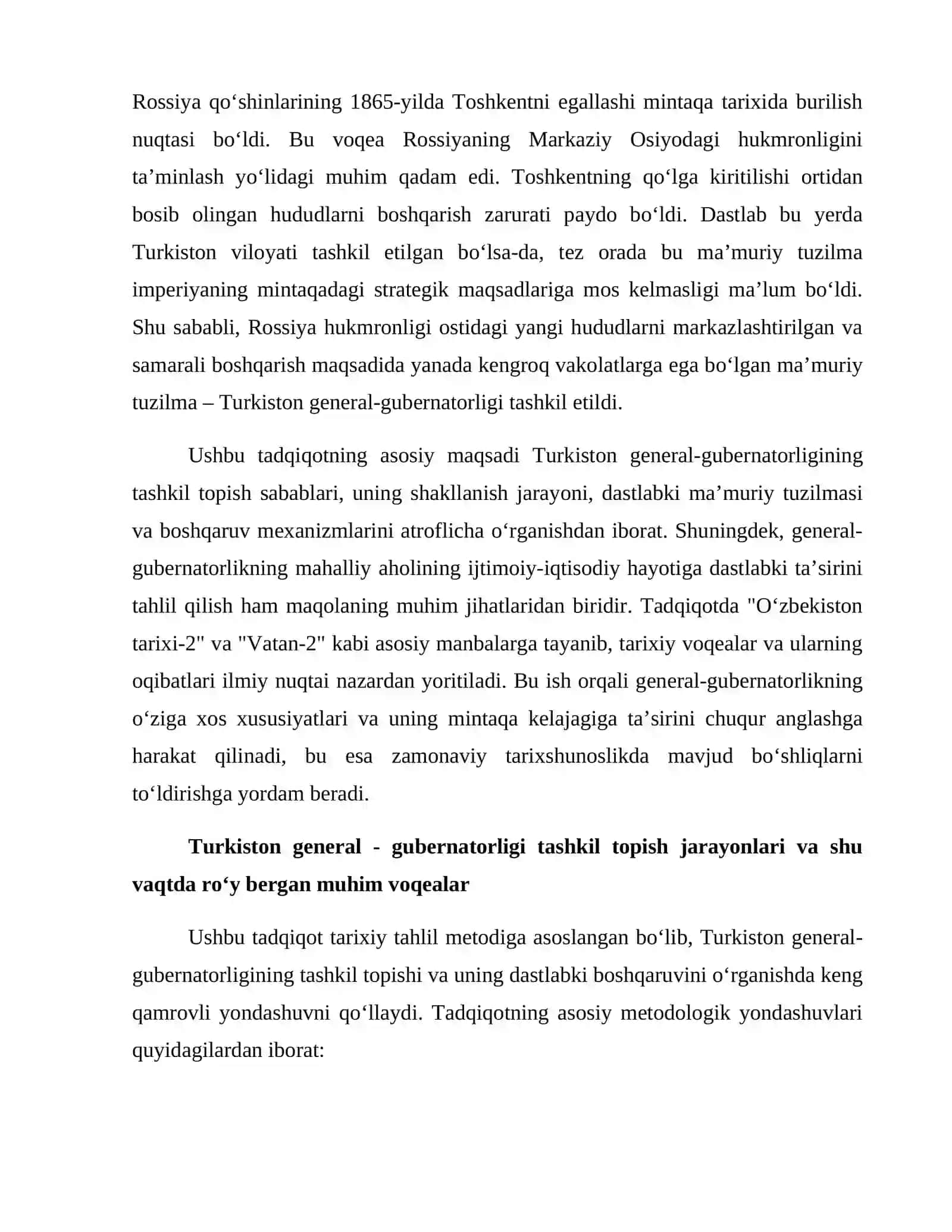 TURKISTON GENERAL-GUBERNATORLIGINING TASHKIL TOPISHI 2