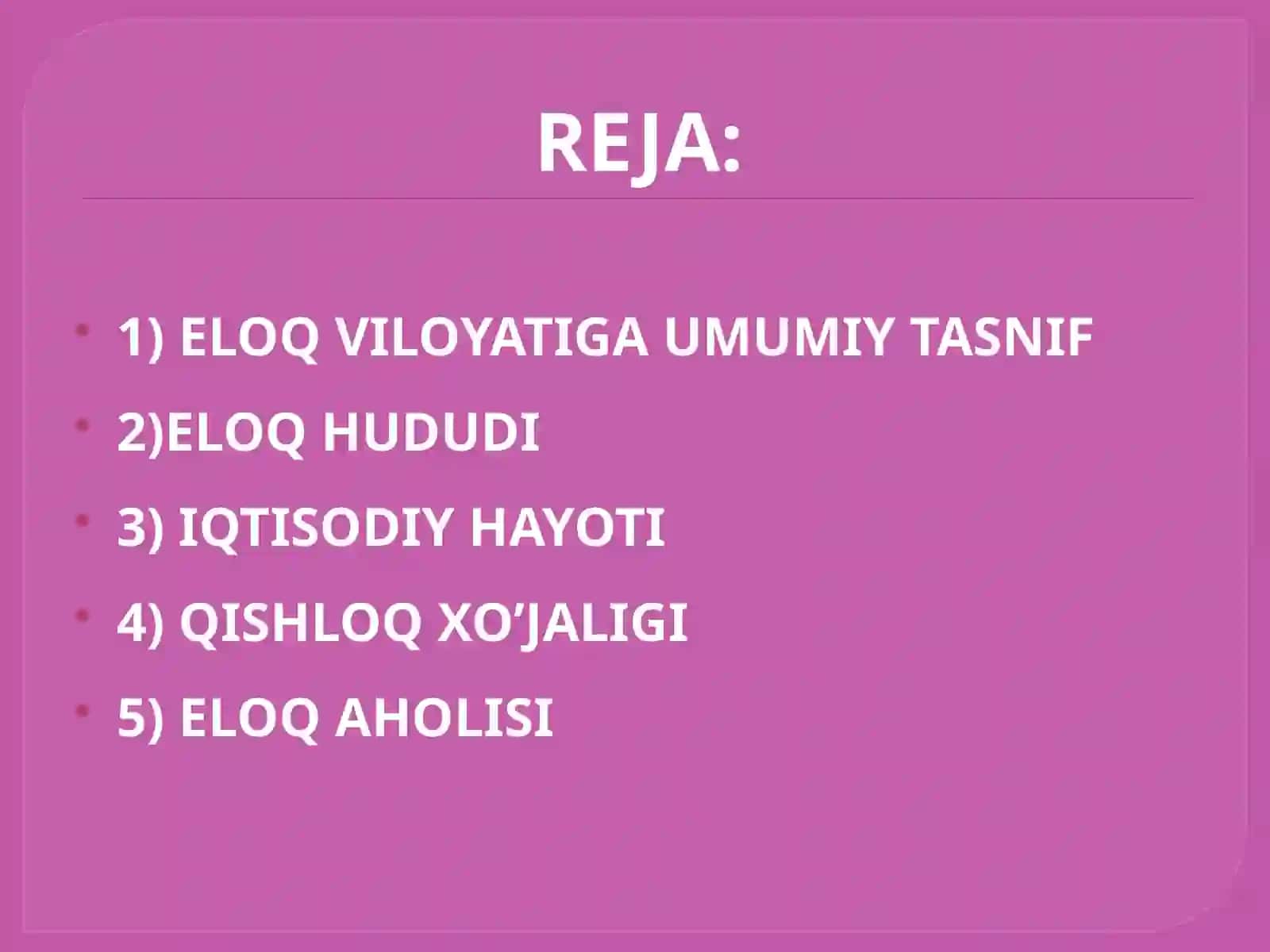 ELOQNING XO’JALIGI VA MADANIYATI 2