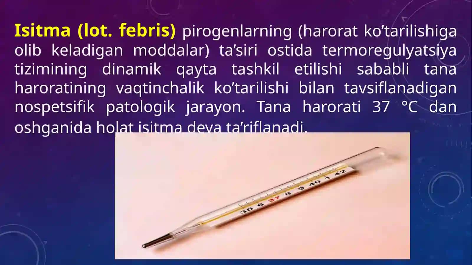 Isitma patofiziologiyasi 2