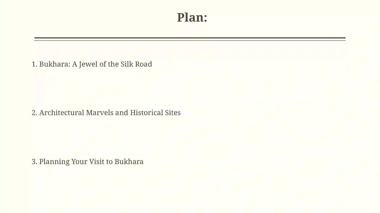 Bukhara: A Jewel of the Silk Road 2