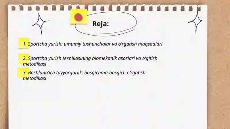 Sportcha yurish texnikasini oʻrgatish metodikasi 2