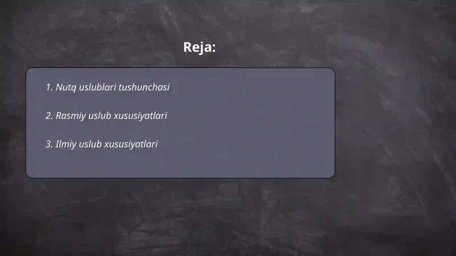 Nutqning uslubiy shakllari va xususiyatlari 2