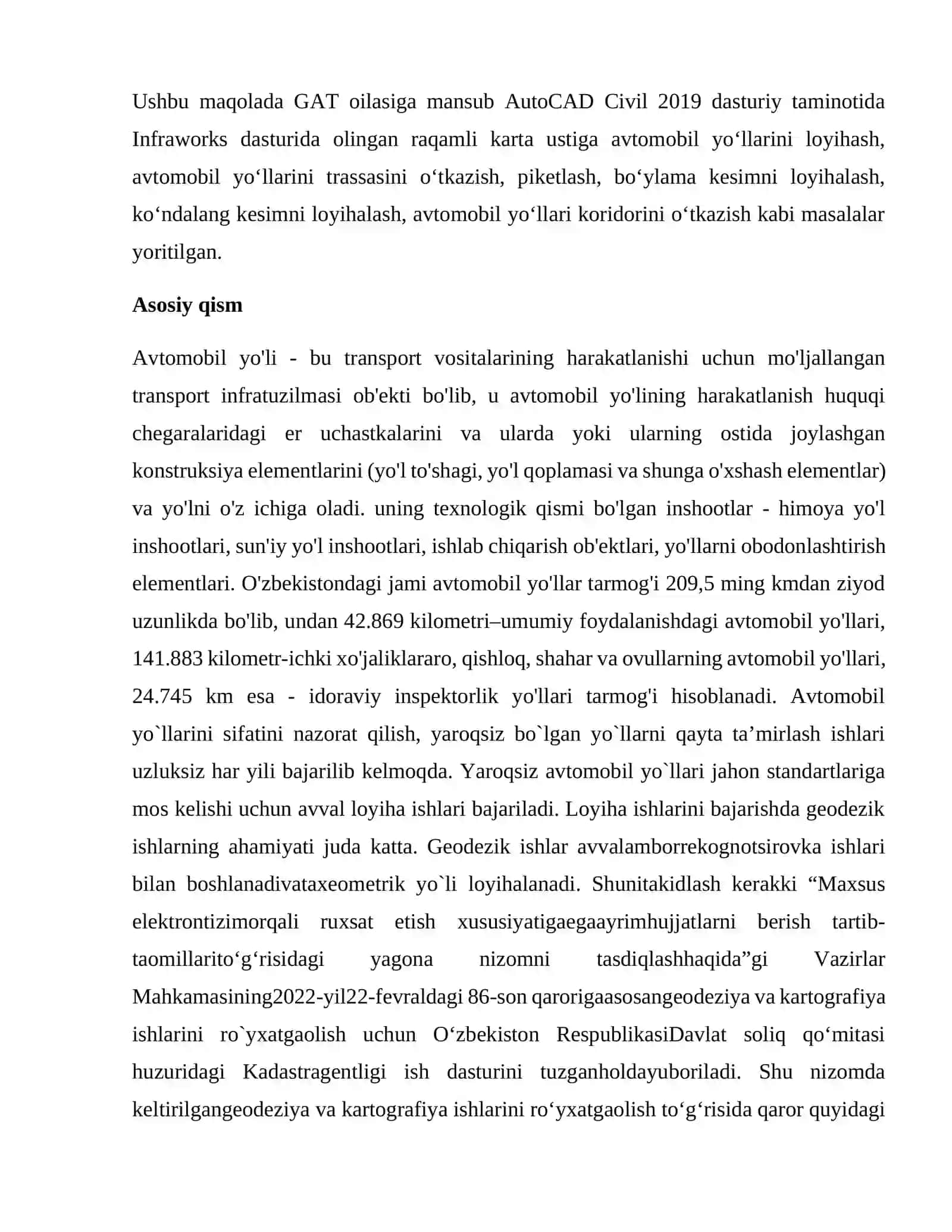Dala ishlarining geodezik tashkili 2