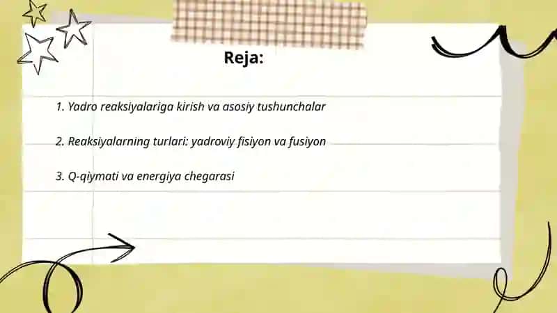 Yadro reaksiyalar 2