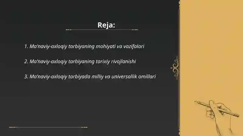Maʼnaviy-Axloqiy tarbiya 2