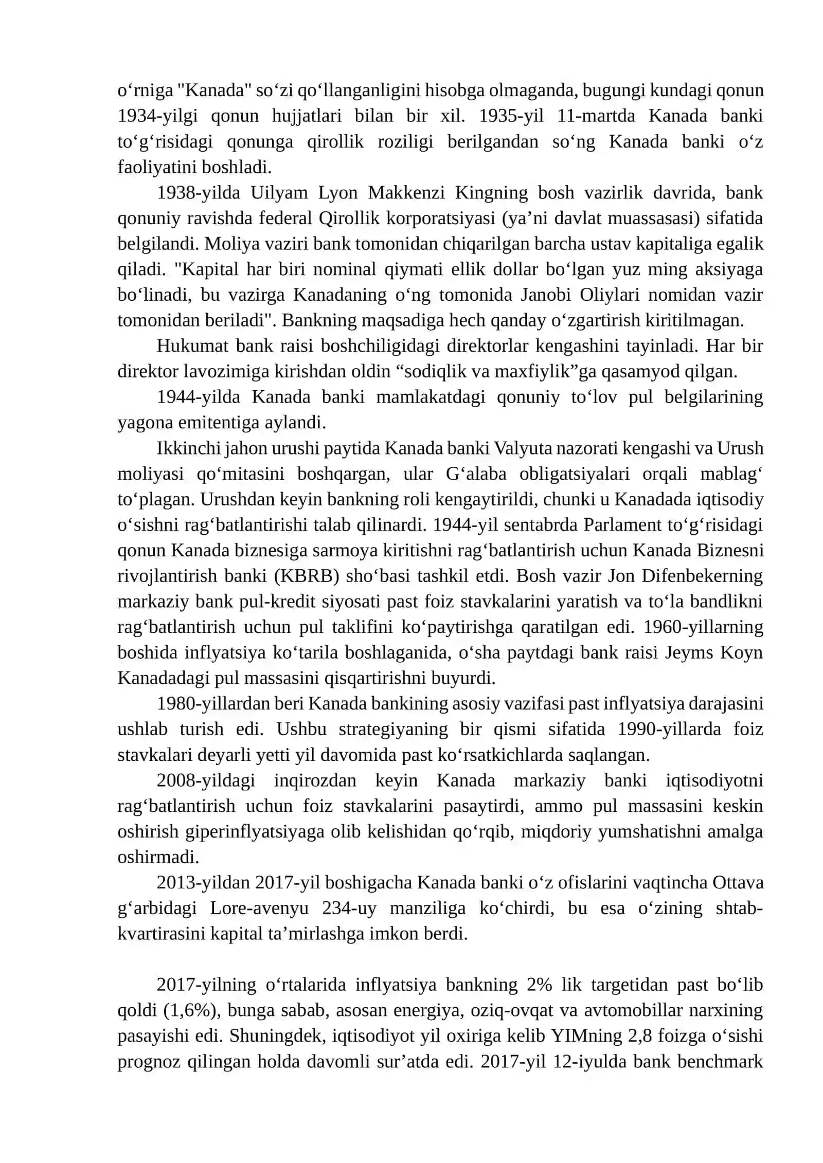 Kanada bank tizimi 2