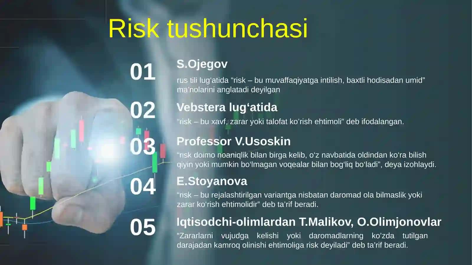 Riskni tushunish va boshqarish 2