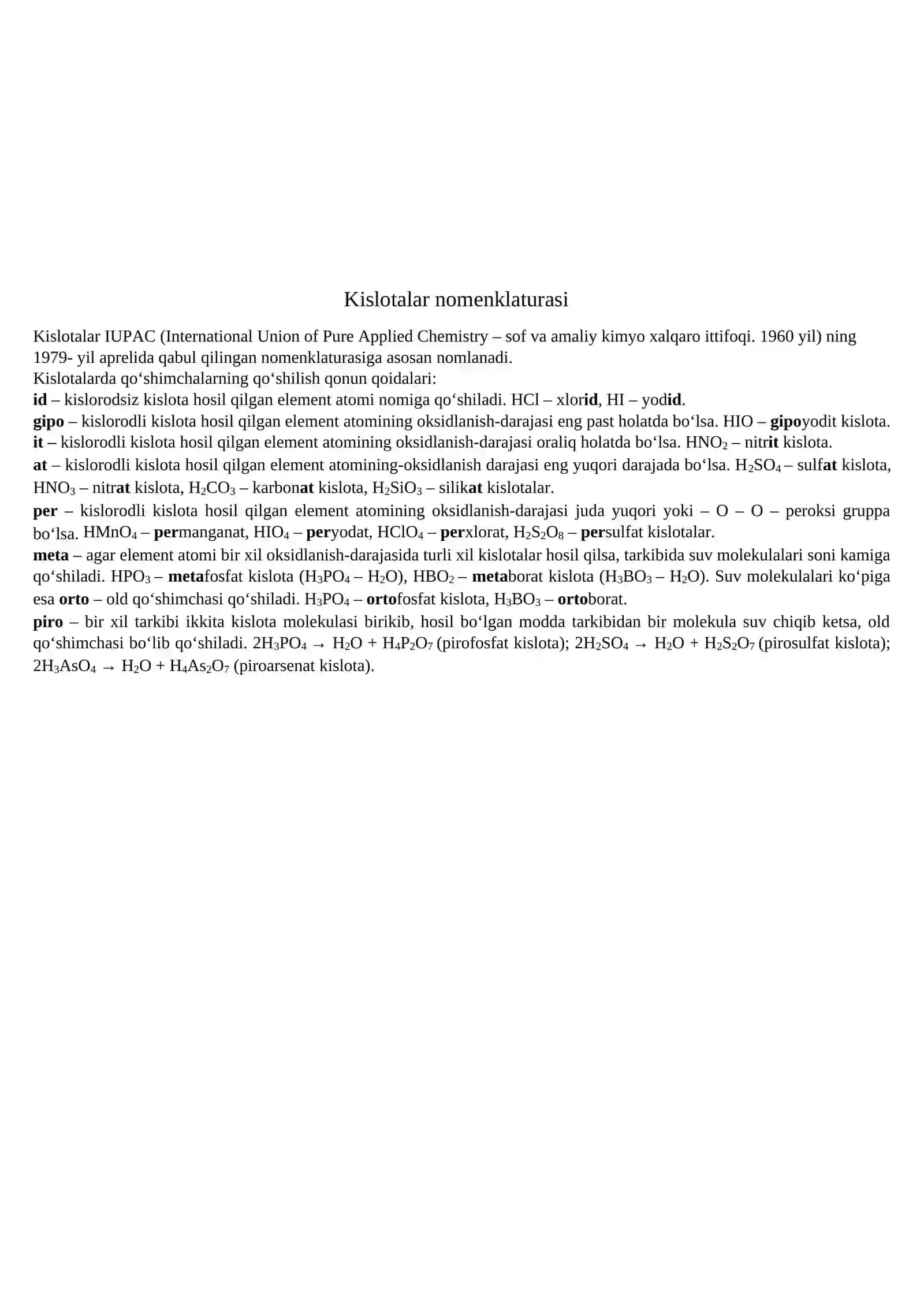 Kislotalar 2
